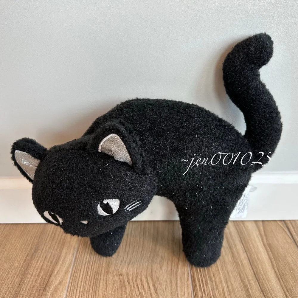 Spooky Black Cat Plush Throw Pillow - Target Bullseye Playground
